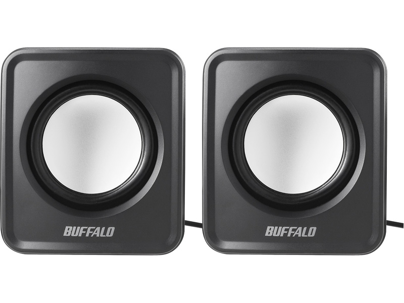 PC用スピーカー USB電源コンパクトサイズ ブラック