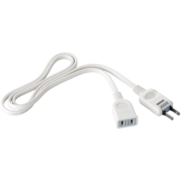 電源延長ケーブル 1m ホワイト