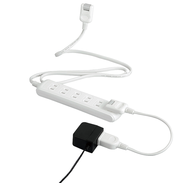 電源延長ケーブル 5m ホワイト