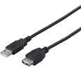 USB2.0延長ケーブル(A to A) 3m ブラック