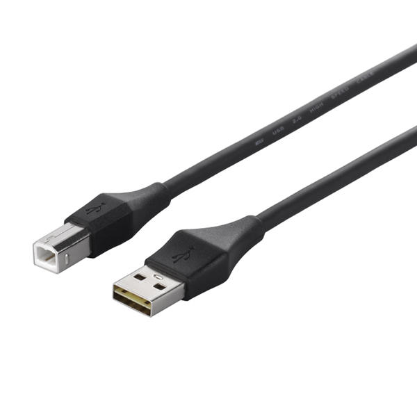 どっちもUSB2.0ケーブル（A to B） 3.0m ブラック