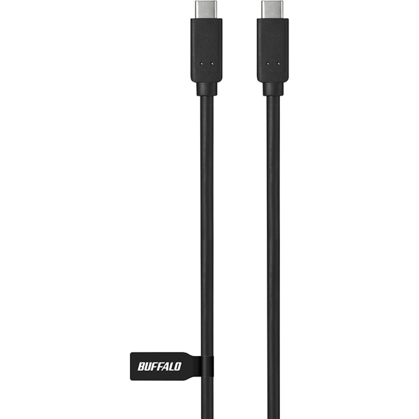 USB4 Gen3×2対応ケーブル Type-C to C 0.8m ブラック