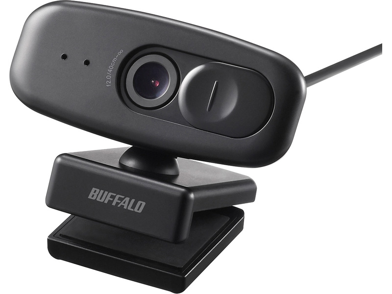 200万画素WEBカメラ 1080P FullHD マイク内蔵 ブラック
