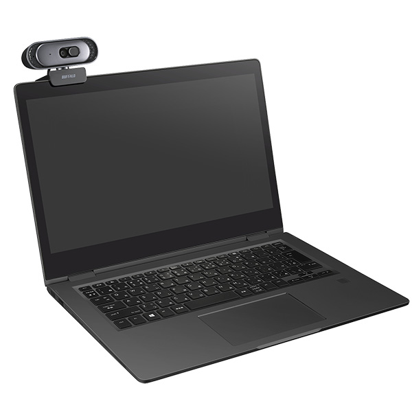 390万画素WEBカメラ オートフォーカス ステレオマイク内蔵 三脚穴付 ブラック