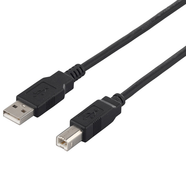 USB2.0 A to B 環境対応ケーブル 0.5m ブラック