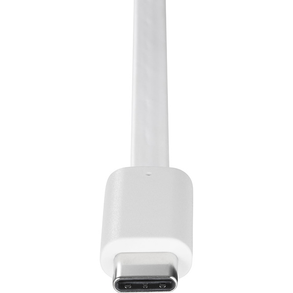 USB2.0 A-C 巻取り式ケーブル 1.2m ホワイト