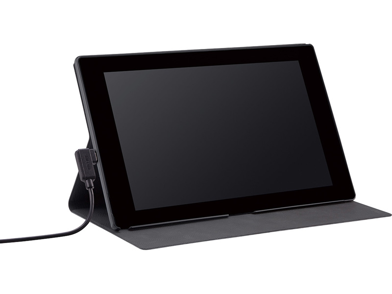 USB2.0ケーブル A-microB L字右向き 1.5m ブラック