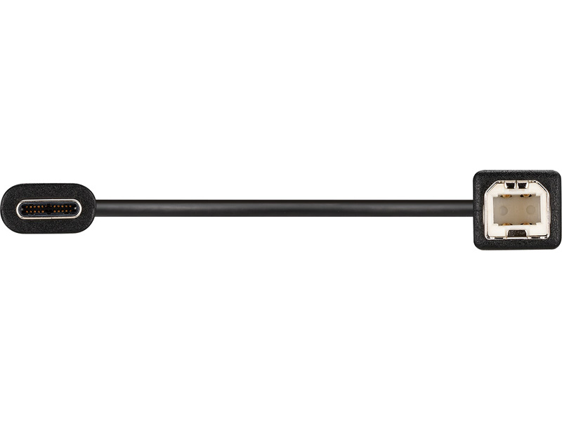 USB2.0ケーブル C-B 1.5m ブラック