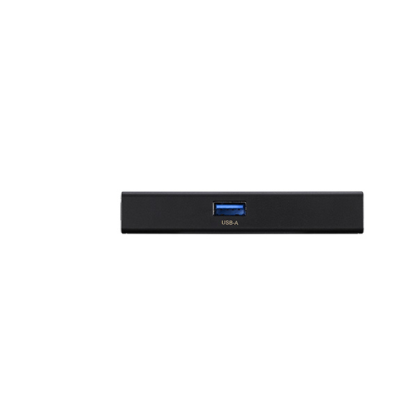 Giga対応 USB-C接続 LANアダプター ハブ付 ブラック