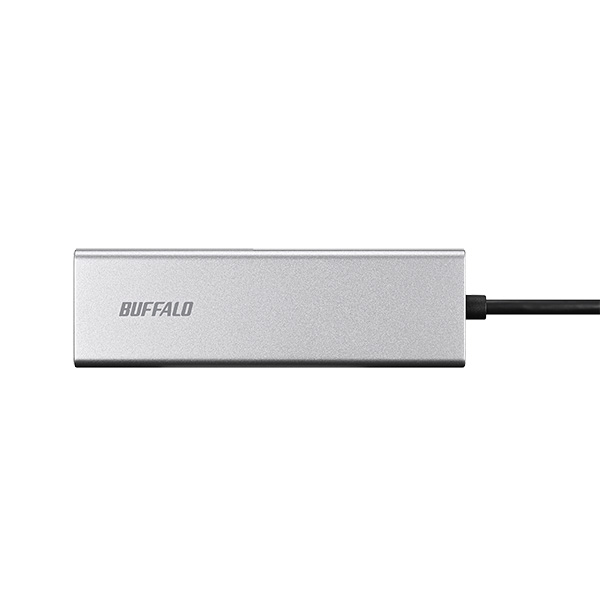 Giga対応 USB-C接続 LANアダプター ハブ付 シルバー