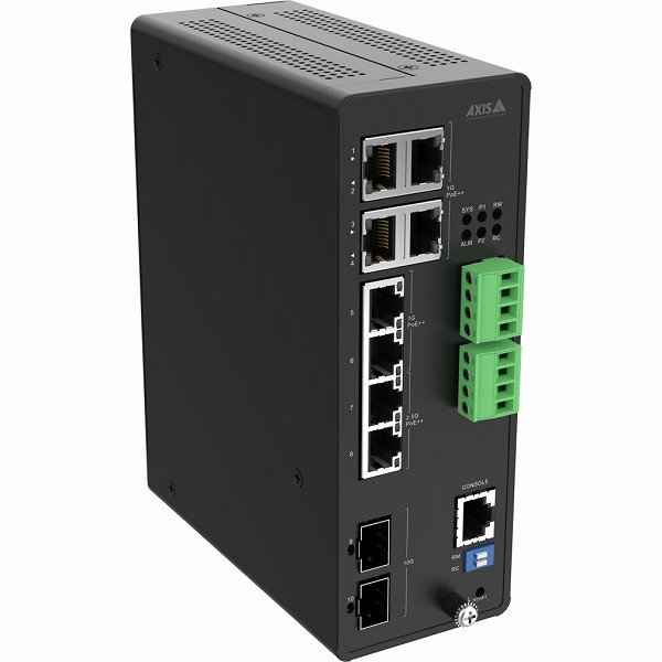 AXIS D8208-R INDUSTRIAL PoE++ SWITCH