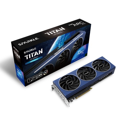 SPARKLE A770T-16GOC/Intel ArcA770 TITAN OC Edition/16GB GDDR6/8K ULTRA HD対応/グラフィックボード