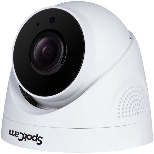 SpotCam TC1 ミニドームカメラ/ネットワークカメラ / 屋内設置向け監視 / 防犯向け / 音声検知 動体検知 人体検知 / 802.11b/g/n 2.4GHzワイヤレス接続