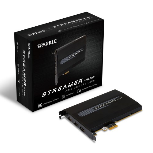 SPARKLE Streamer 4K60 PCIe Capture Card/PCIeキャプチャーカード/最大4K@60 / FHD@240キャプチャー＆パススルー対応/デュアルHDMI入力/PIPサポート