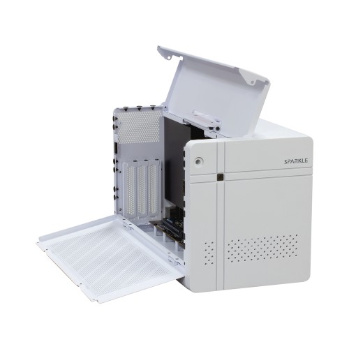 SPARKLE Thunderbolt 5接続 外付けGPU BOX(GPU非搭載)/最長346mm(3.5スロット幅)GPU対応/ATX 3.1 850W電源内蔵/USB 3.2 Gen2/2.5Gbイーサネット/Windows 11以降/ホワイト