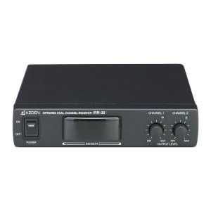2チャンネル赤外線ワイヤレスレシーバー