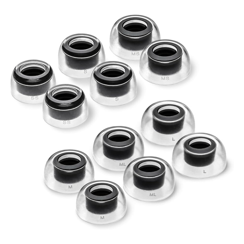 SednaEarfit Crystal for BOSE Earbuds [イヤーピース ALLサイズ各1ペア]