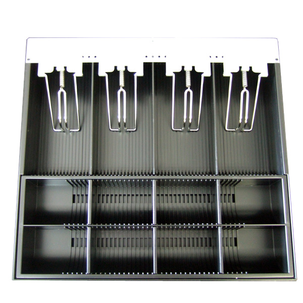 キャッシュドロア（モジュラータイプ） 4B/8C・黒