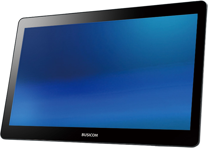 15.6インチLCDタッチパネルモニター(静電容量・Type-C・黒)＜スタンド無し＞