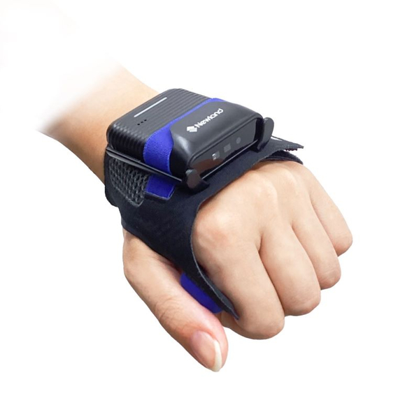 【Newland】ワイヤレス ウェアラブル 2Dバーコードスキャナー NLS-BS50 本体＋左手用グローブ1枚セット