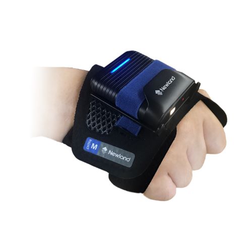 【Newland】ワイヤレス ウェアラブル 2Dバーコードスキャナー NLS-BS50 本体＋右手用グローブ1枚セット