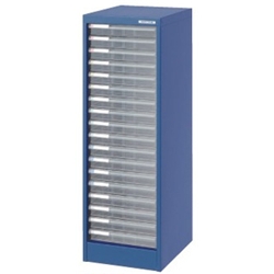 アバンテV2 フロアケース A4 浅18段 ブルー