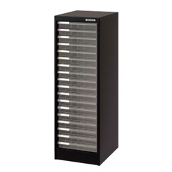 アバンテV2 フロアケース A4 浅18段 クロ