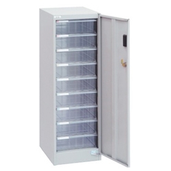 セキュリティフロアケース A4 深9段 ニューグレー