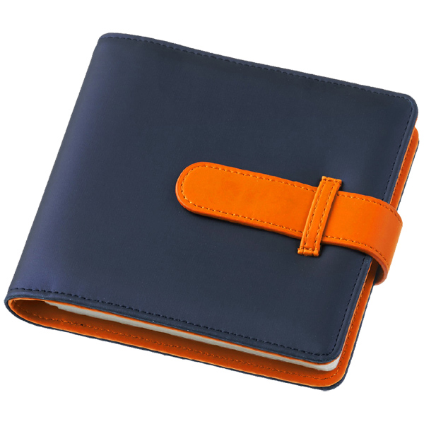 Digio2 Blu-ray対応 メディアケース ディスクケース BD DVD CD 24枚収納 ネイビー