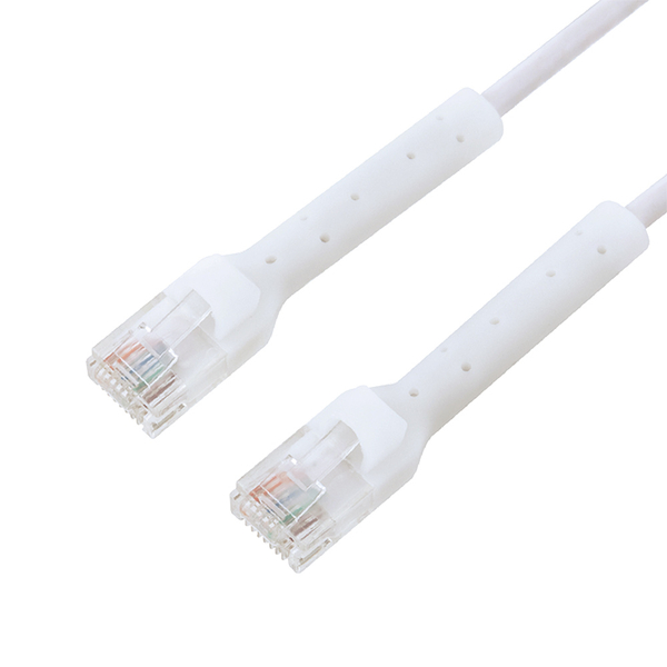 LANケーブル CAT6A カテゴリー6A 曲げて固定できる 2m ホワイト
