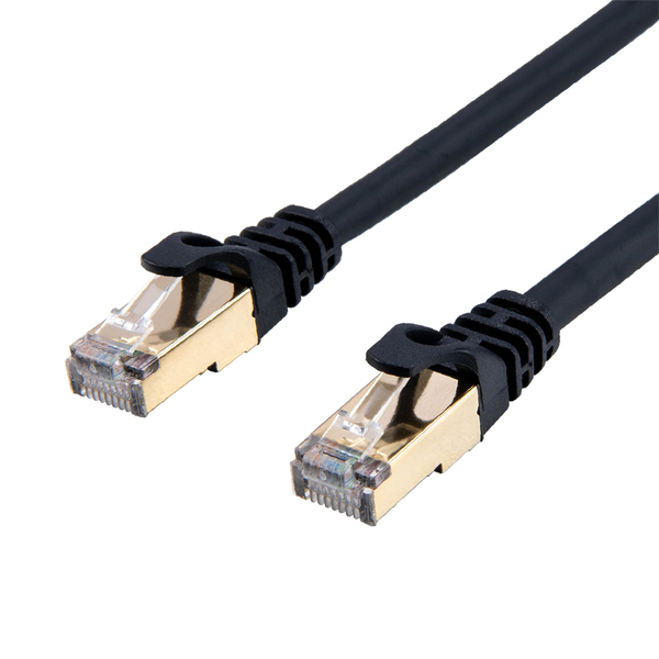 LANケーブル CAT8 カテゴリー8 しなやか 1m ブラック