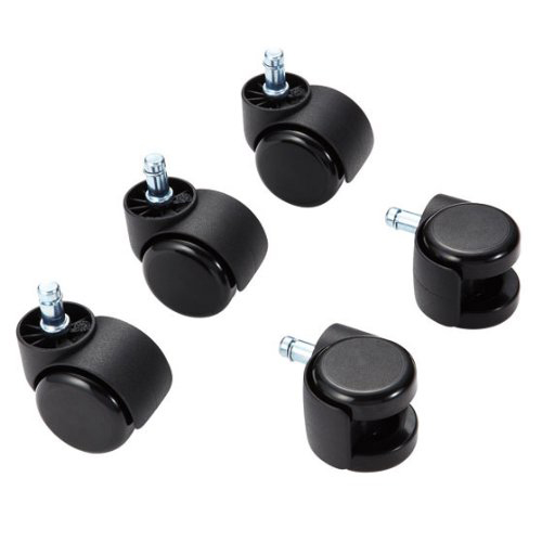 OAチェア用ウレタンキャスター ブラック