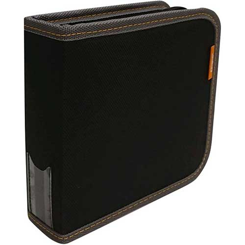 CD・DVDケース 24枚収納 ブラック