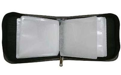 CD・DVDケース 24枚収納 ブラック