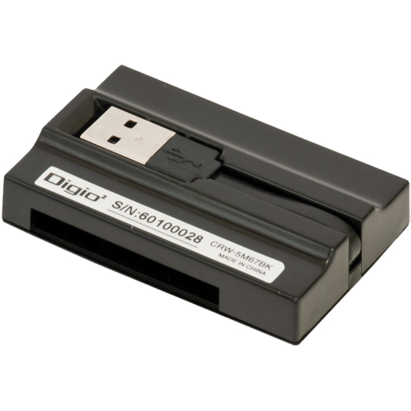USB2.0マルチカードリーダー ブラック