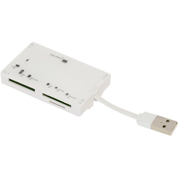 USB2.0マルチカードリーダー ホワイト
