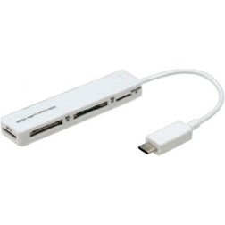 Type-C USB2.0 マルチカードリーダー ホワイト