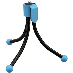 ミニ三脚 フレキシブル ブルー