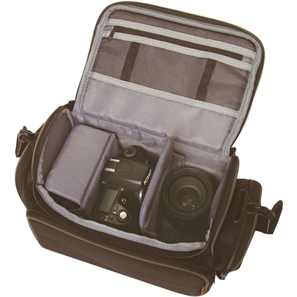 一眼レフカメラバッグ ナイロン製 ブラック