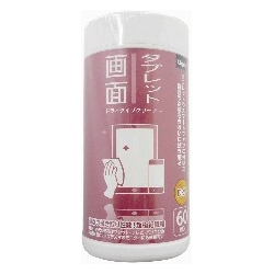 OAクリーナー タブレット画面ドライタイプクリーナー ボトル・60枚