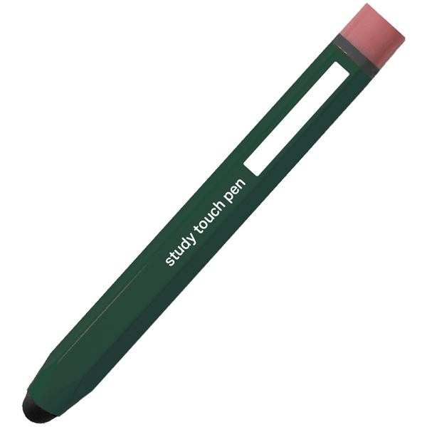 Digio2 学習 タッチペン えんぴつ型 ダークグリーン