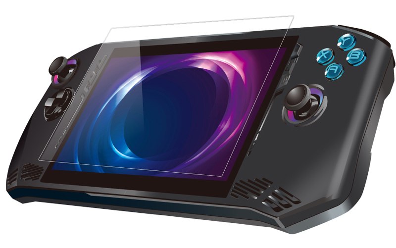 msi CLAW 用 ガラスフィルム 光沢 指紋防止