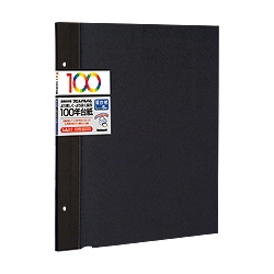 100年台紙/Lサイズ5枚入り/ブラック