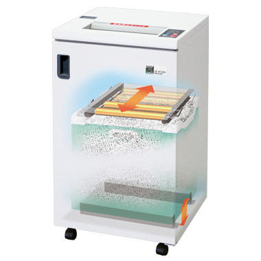 A3対応オフィスシュレッダー 屑こぼれ防止機能付き