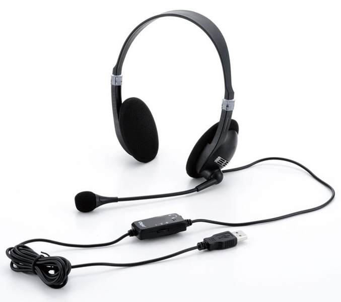 Digio2 USBヘッドセット 両耳オーバーヘッドタイプ