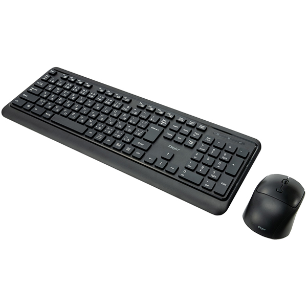 Digio2 無線キーボード & マウスセット ブラック