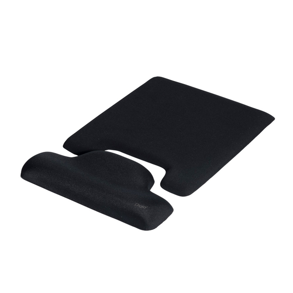 リストレスト付き マウスパッド ブラック