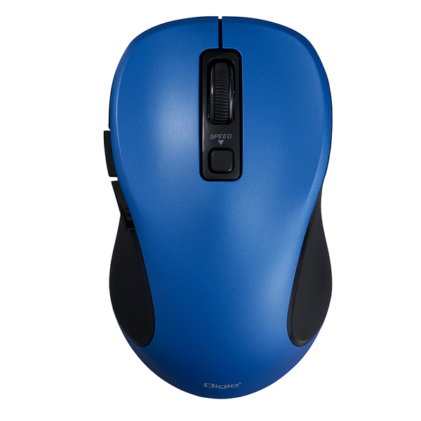 Bluetooth 静音 5ボタンBlueLED マウス ブルー