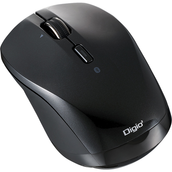 BlueLEDマウス 高速スクロール Bluetooth 小型 静音 ブラック