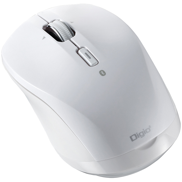 BlueLEDマウス 高速スクロール Bluetooth 小型 静音 ホワイト